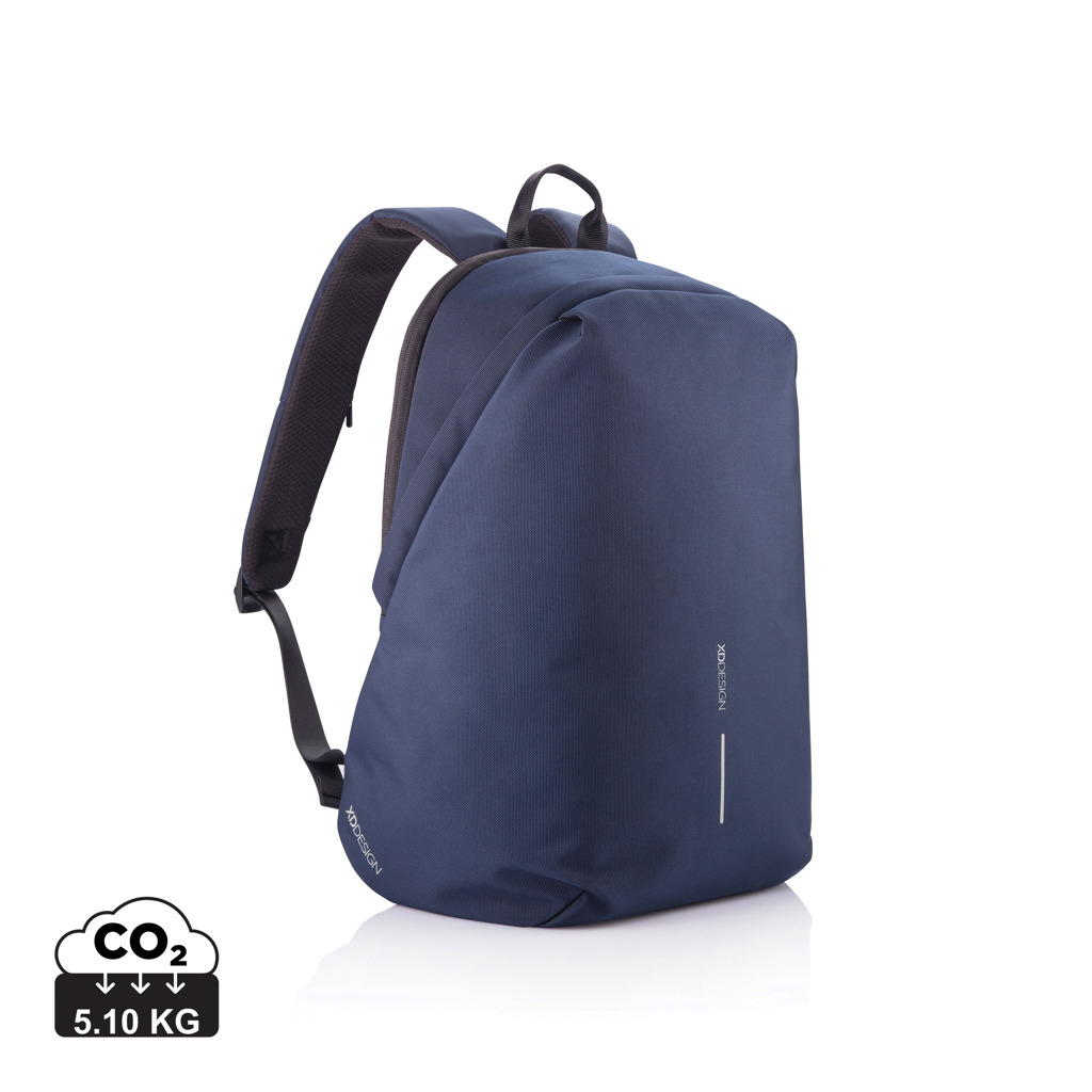 Sac à dos antivol personnalisé Bobby Soft bleu marine et noir